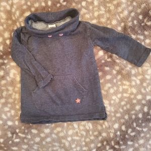 OshKosh B'Gosh Brand Cowl Neck Sweatshirt, 2t Toddler Girl